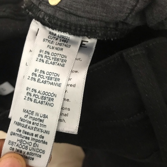 Sold Frame Denim Le High Straight Jeans Black - Picture 8 of 8